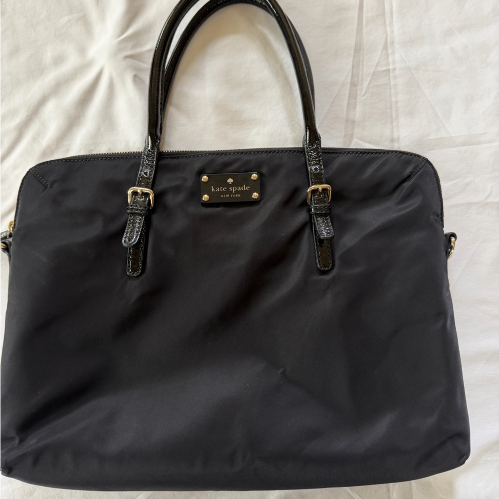 Kate Spade Black Nylon Briefcase